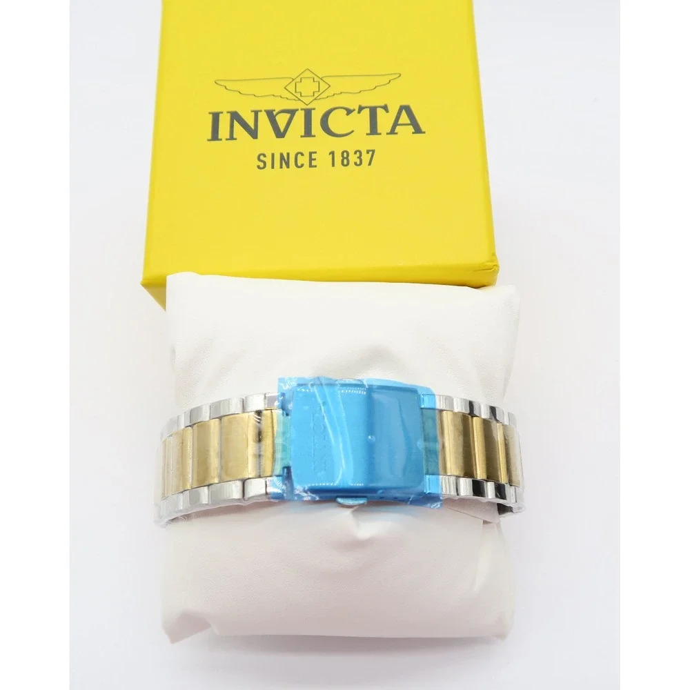 Invicta Pro Diver Vitreos Mens Watch 42mm Two Tone Gold Steel 69398 New